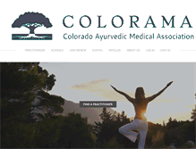 Tablet Screenshot of coloradoayurveda.org